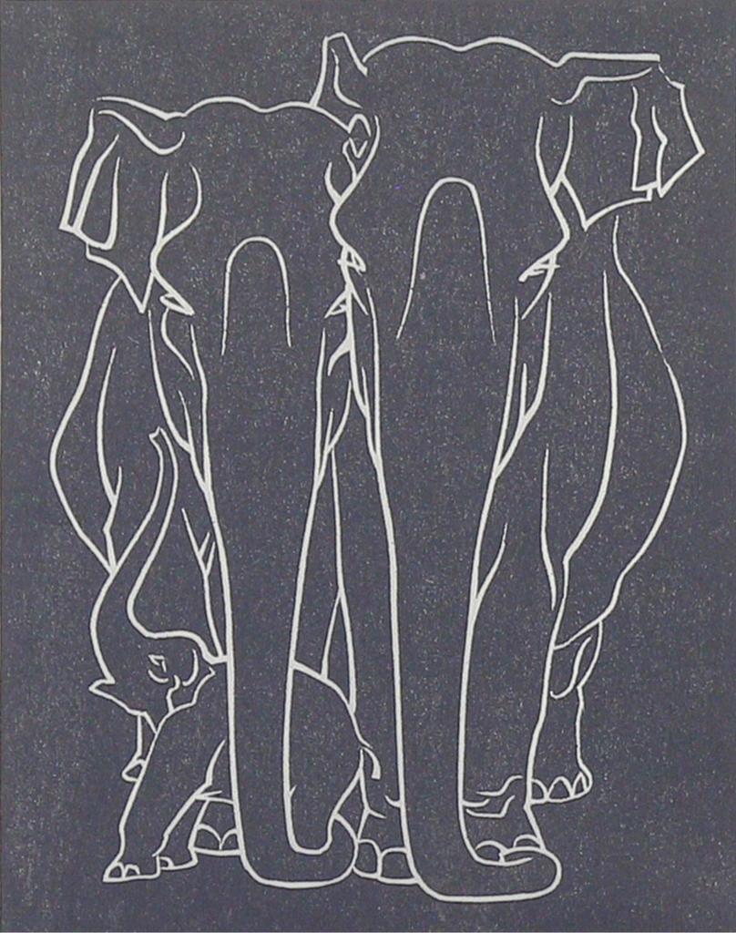 Illingworth Holey (Buck) Kerr (1905-1989) - Elephant Family