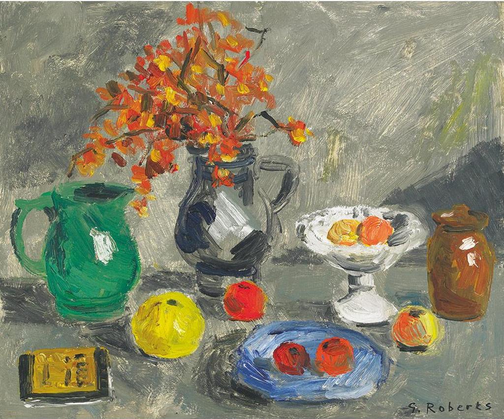 William Goodridge Roberts (1921-2001) - Still Life With Flowers And Fruit