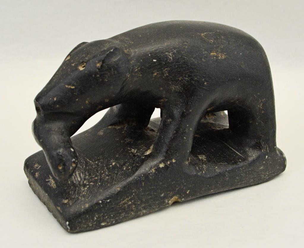 Marc Alikaswa (1928-2010) - Bear with Fish, c.1965