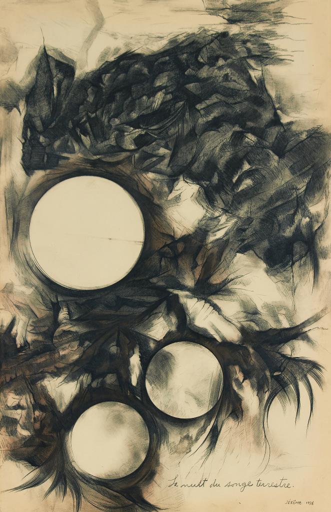 Jean-Paul Jérôme (1928-2004) - La nuit du songe terrestre