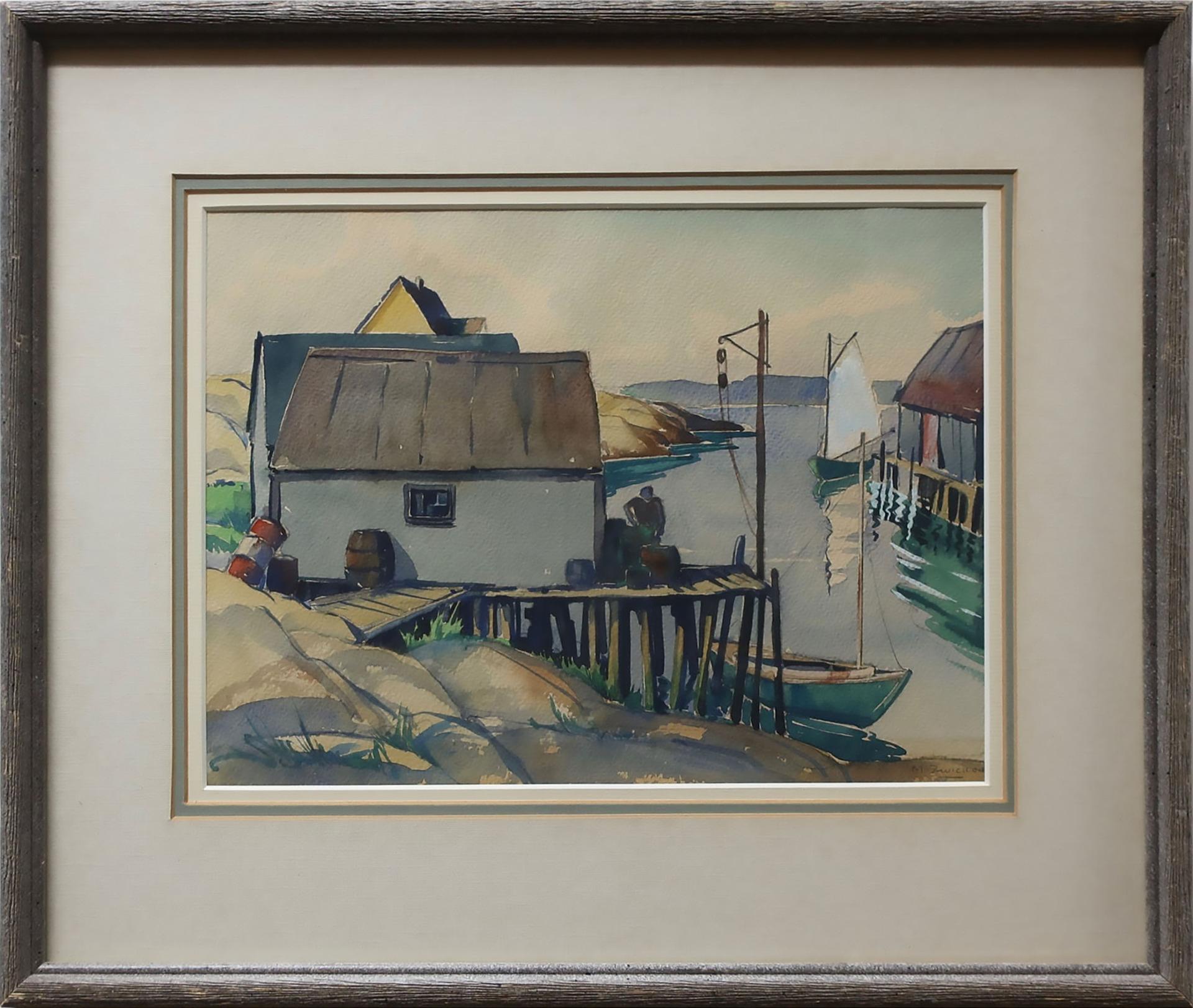 Marguerite (Mary) Zwicker (1904-1993) - Untitled (Cove Study)