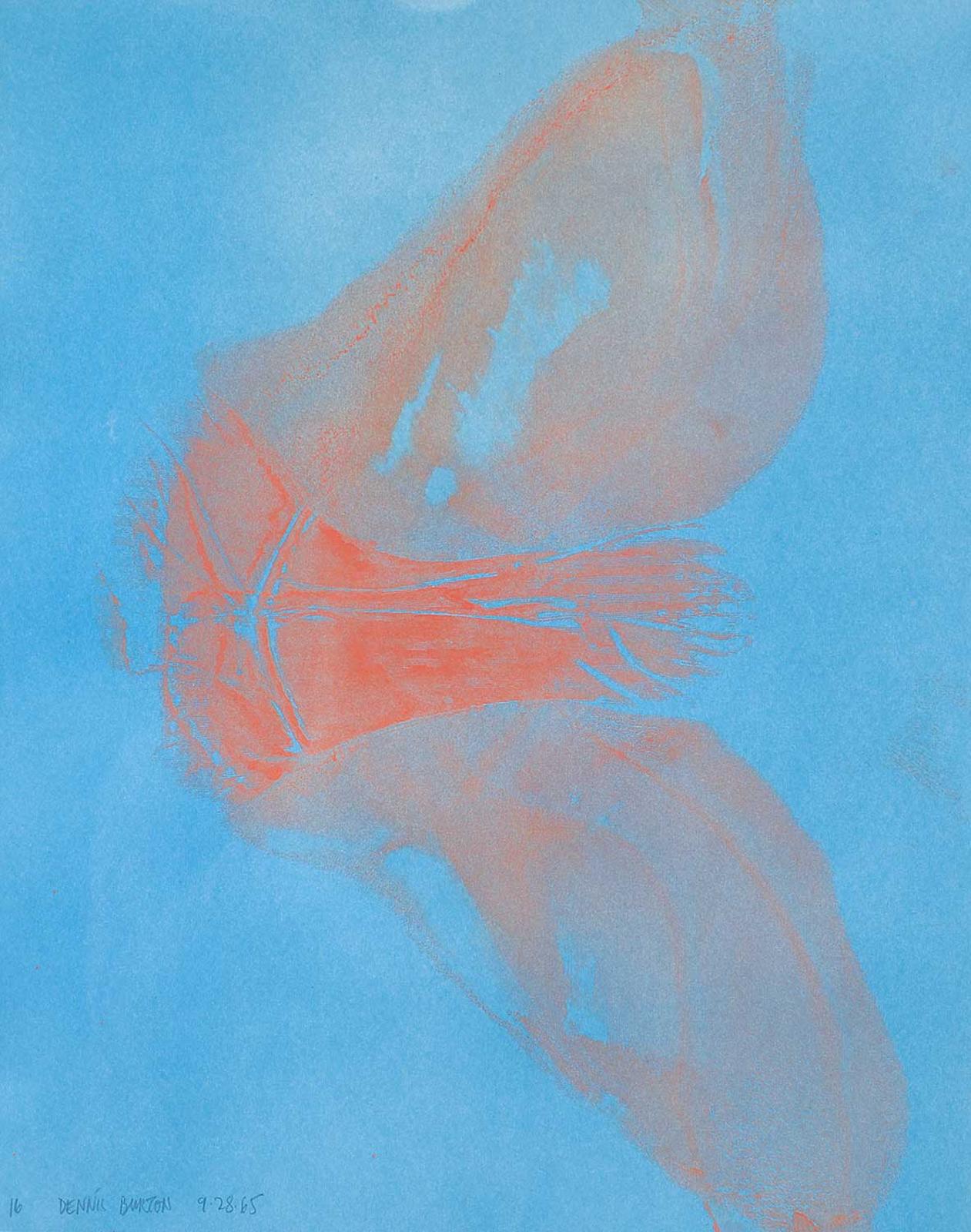 Dennis Eugene Norman Burton (1933-2013) - Untitled - What's Your Impression?  #16/100