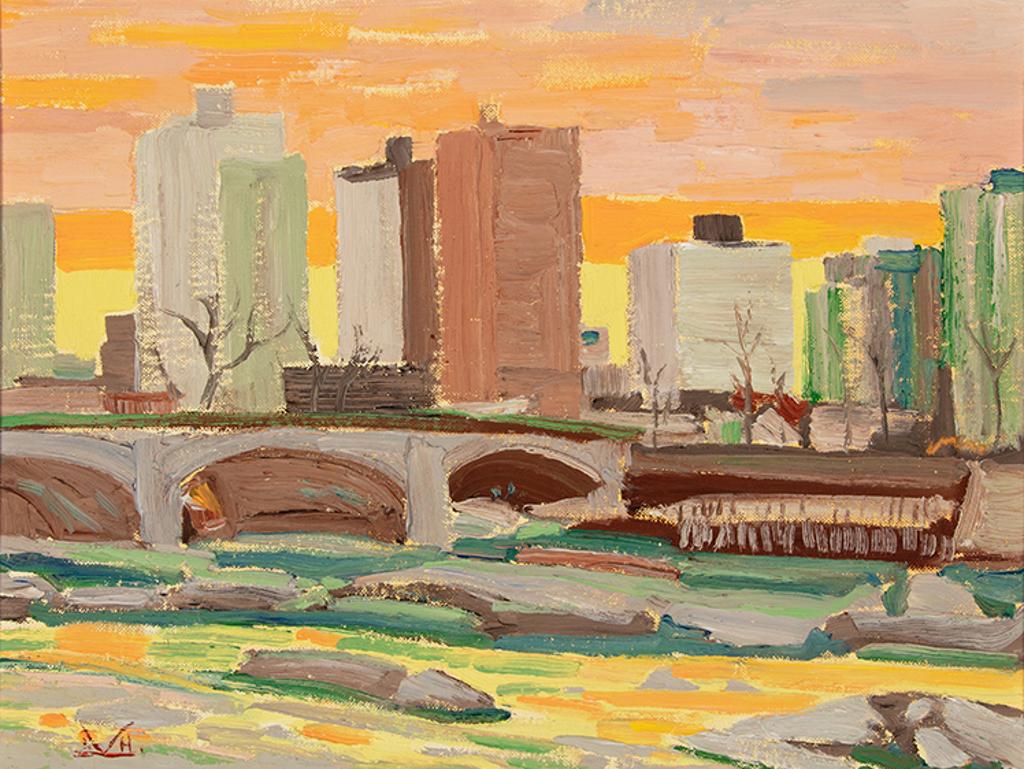 Illingworth Holey (Buck) Kerr (1905-1989) - 10 Street Bridge, Calgary