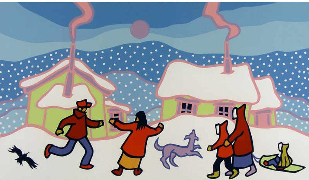 Ted Harrison (1926-2015) - Untitled