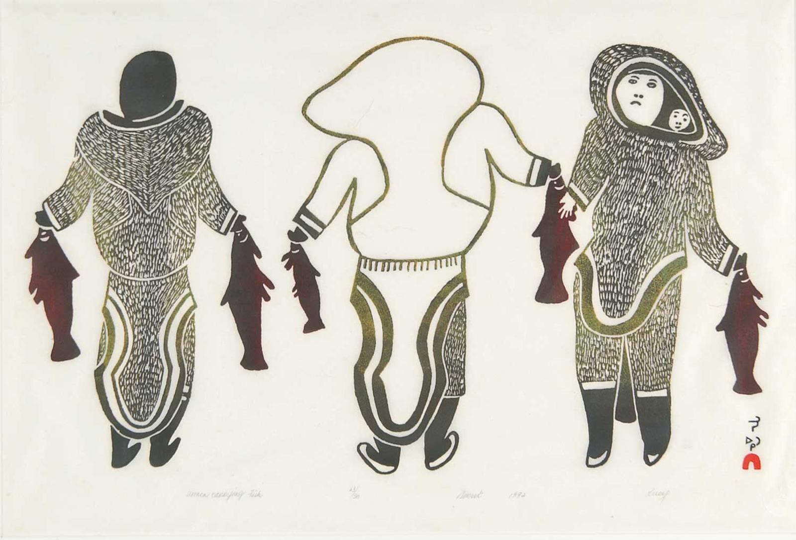 Qinnuayuak - Woman Carrying Fish #23/50