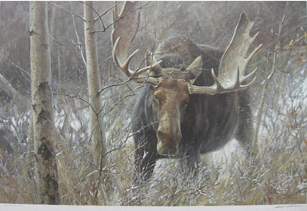 Robert Mclellan Bateman (1930-1922) - The Challenge-Bull Moose