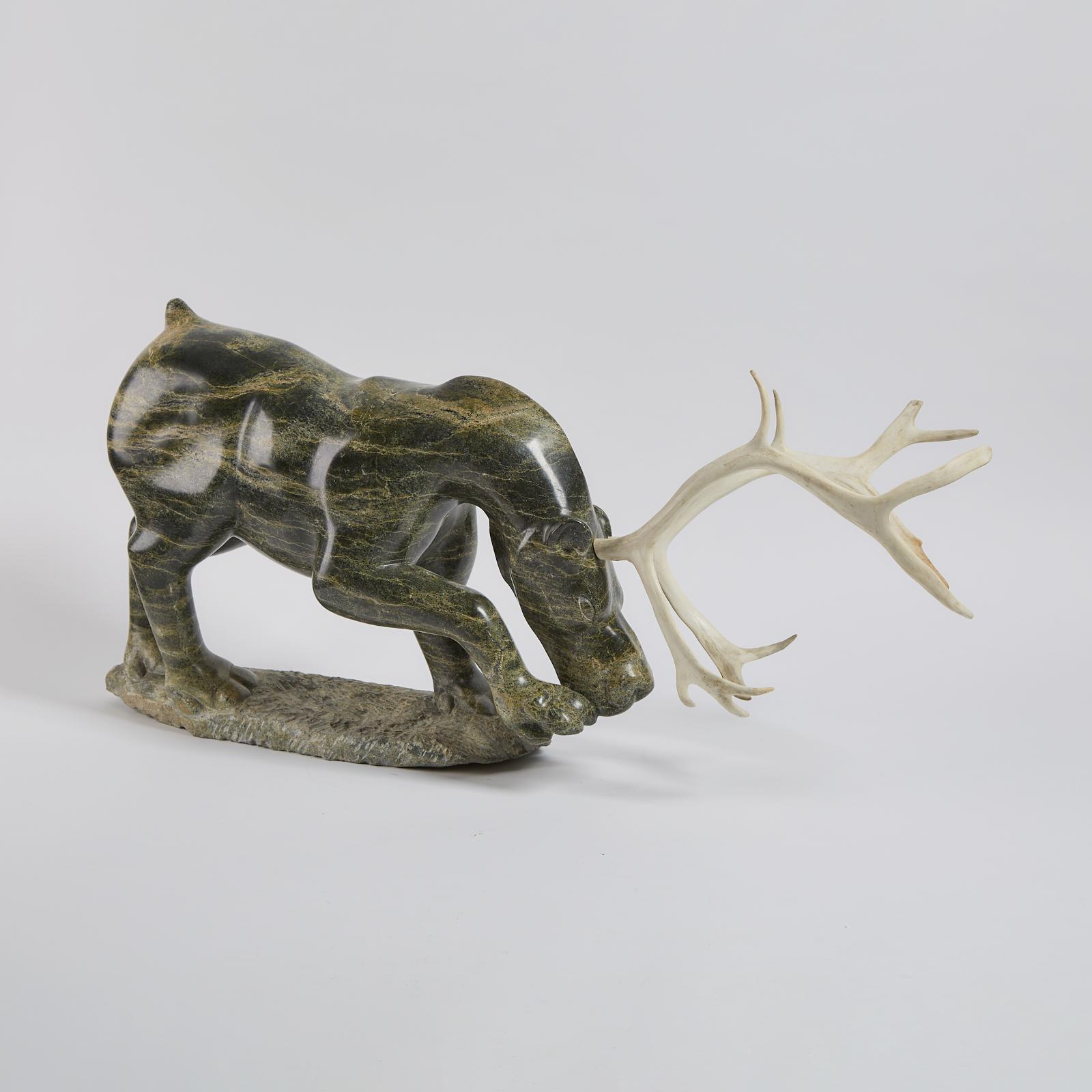 Aqjangajuk (Axangayu) Shaa (1937-2019) - Caribou