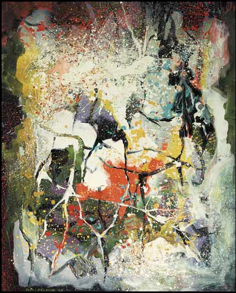 Léon Bellefleur (1910-2007) - Signes sur l'eau no. 1