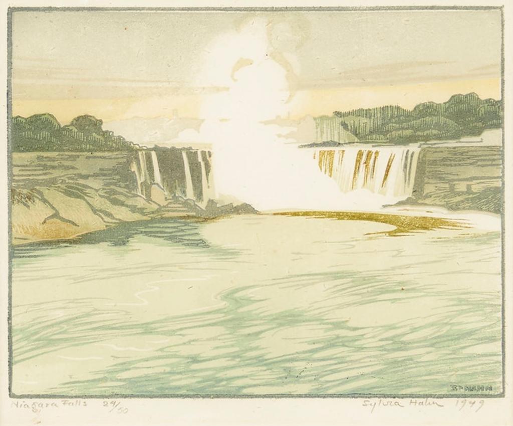 Sylvia Karen Hahn (1911-2001) - The Reaper; Niagara Falls; Apple Blossoms