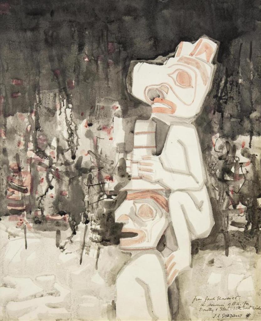 Jack Leaonard Shadbolt (1909-1998) - Winter Totems