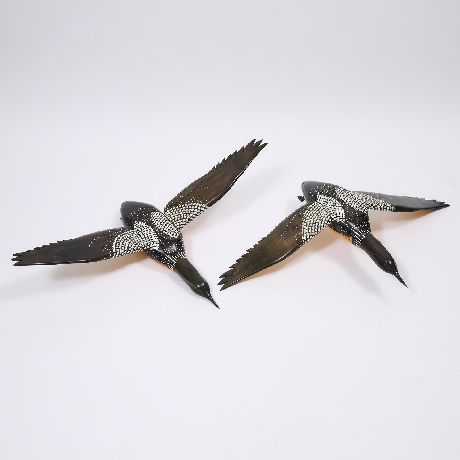 Robert J. Kelly - Two Loons In Flight