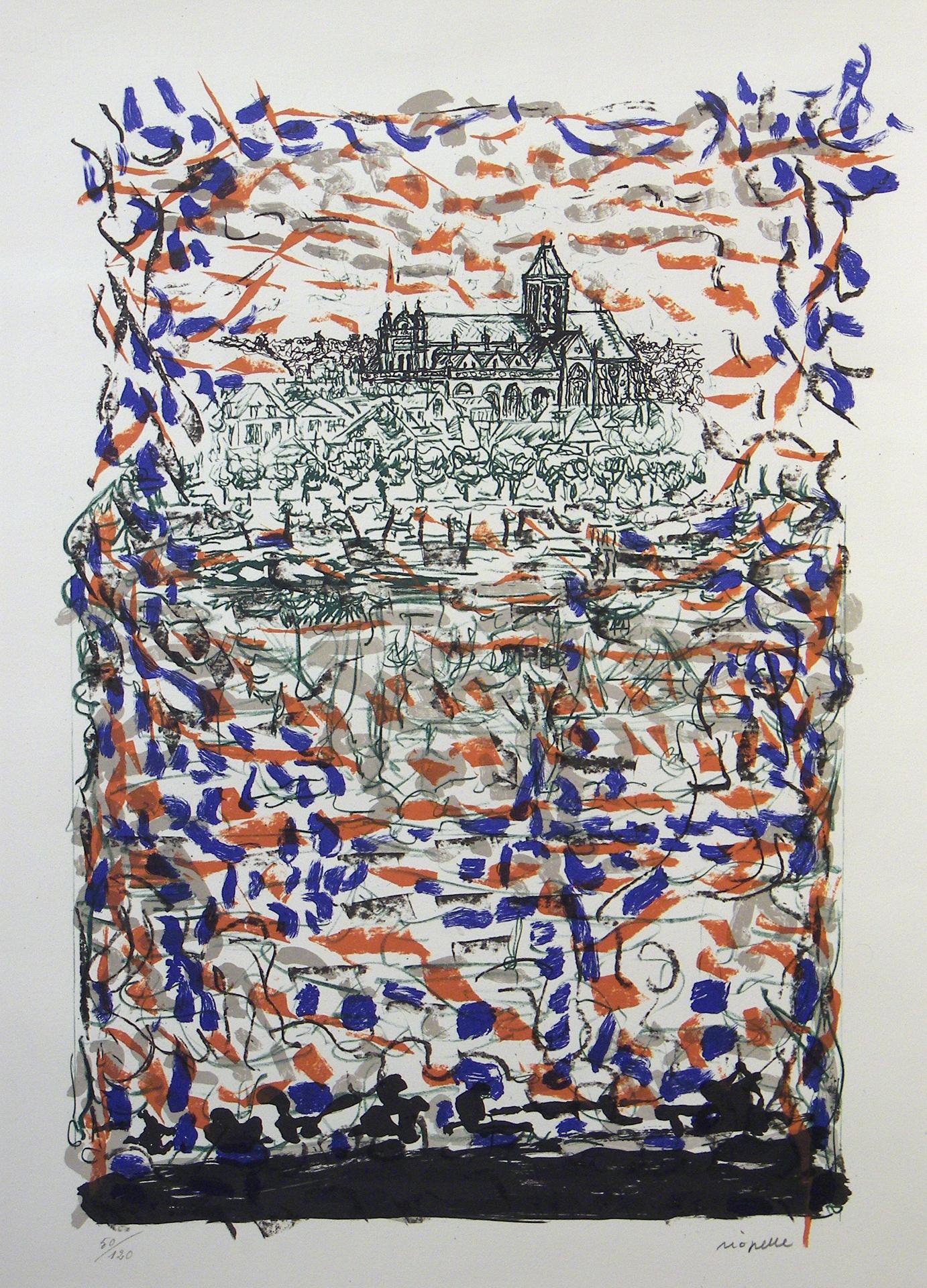 Jean-Paul Riopelle (1923-2002) - Vétheuil, 1990
