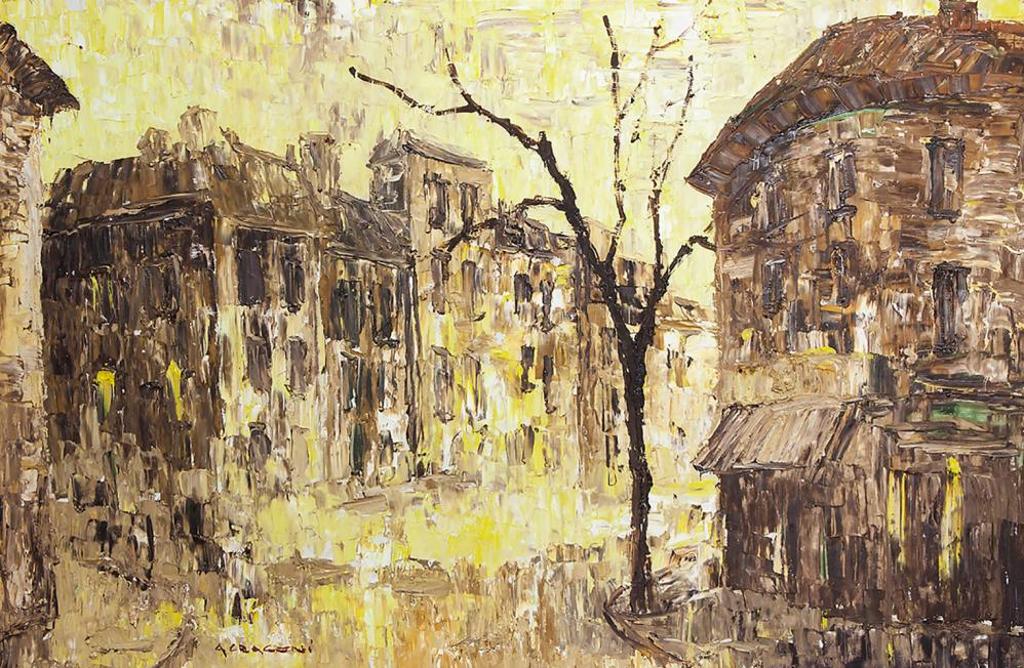 Albert G. Cragoni (1910) - Untitled - Street Scene