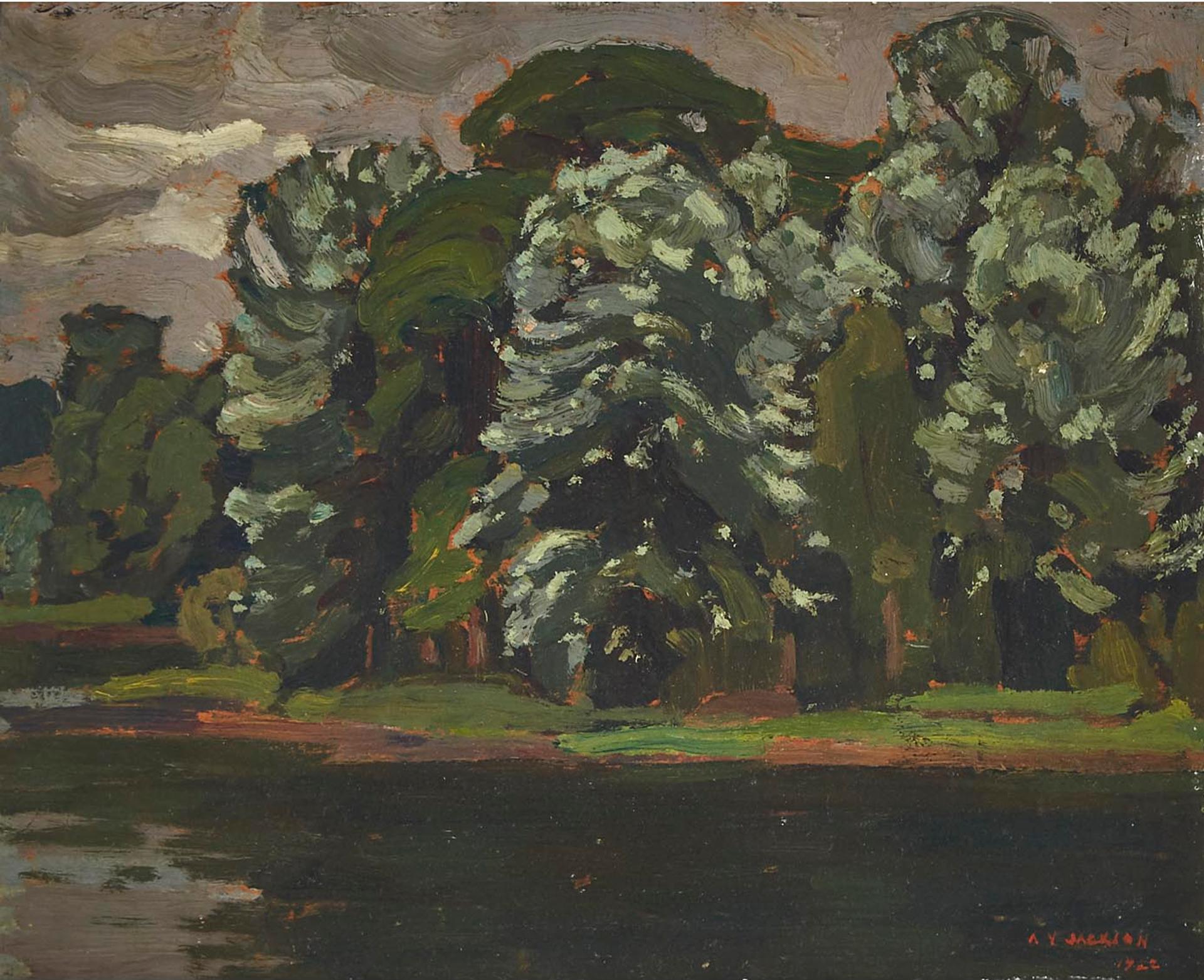 Alexander Young (A. Y.) Jackson (1882-1974) - A Souvenir Of A June Day, 1922