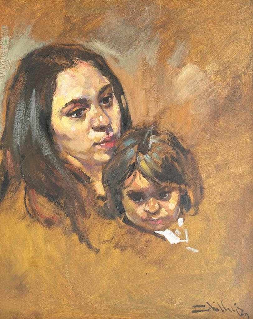 Arthur Shilling (1941-1986) - Mother and Child