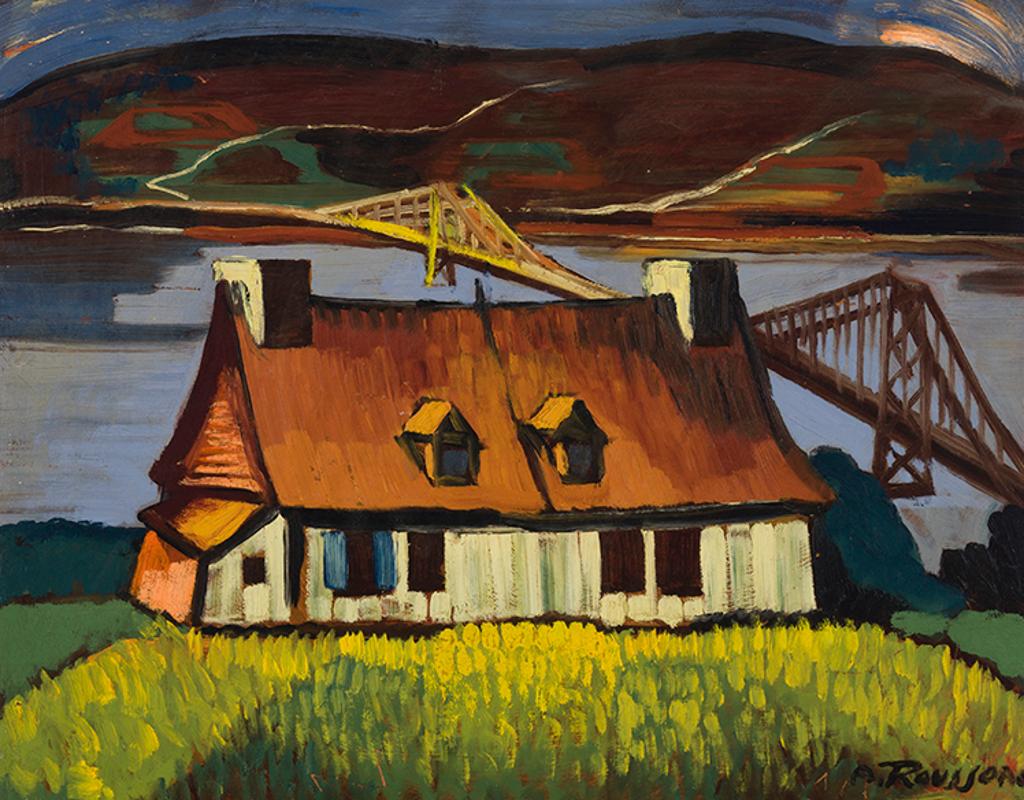 Albert Rousseau (1908-1982) - Pont de l'Île d'Orléans