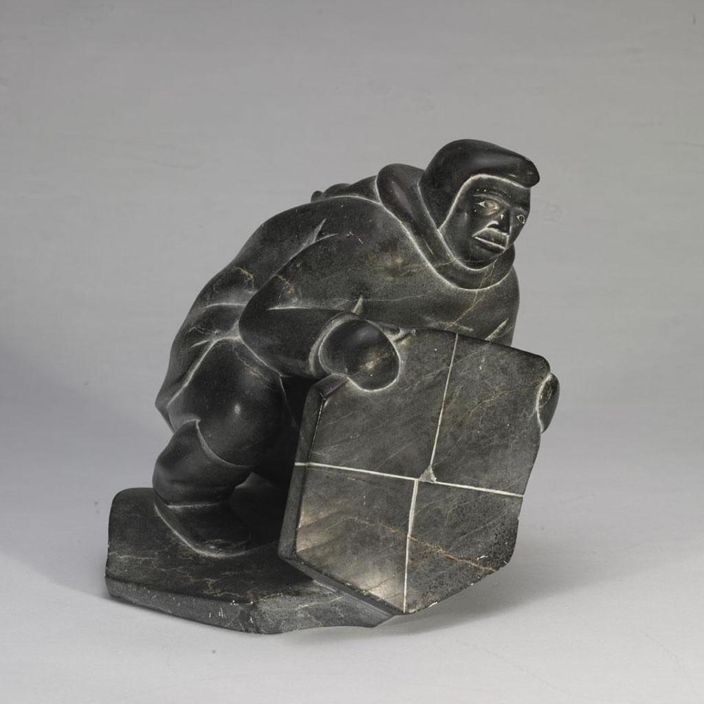 Peter Ann - Hunter Crouched Behind Sheild
