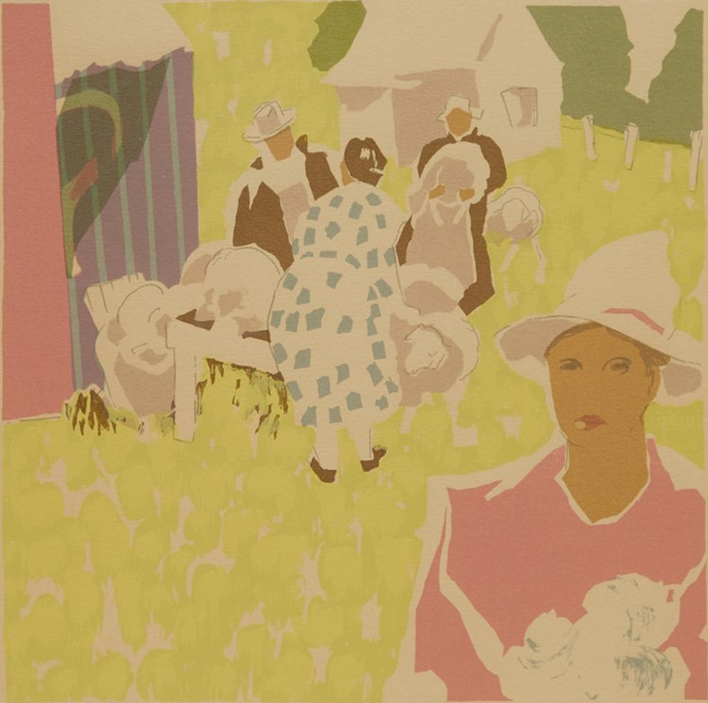 André Charles Biéler (1896-1989) - La Laine des Moutons