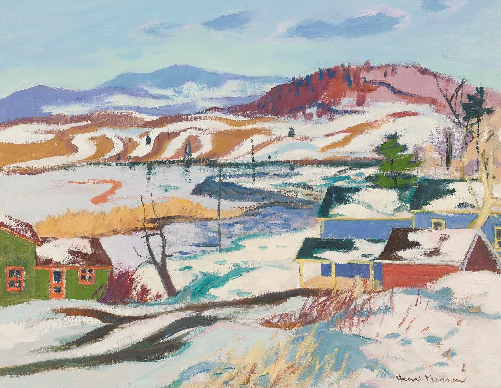Henri Leopold Masson (1907-1996) - Farm Point, Quebec