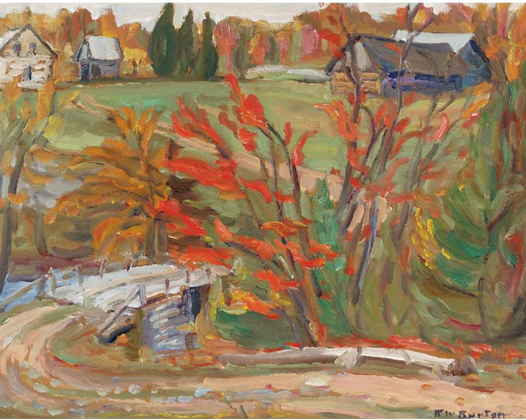Ralph Wallace Burton (1905-1983) - Farms In The Glen, Lanark County Near Clayton Village, Ont., 1975