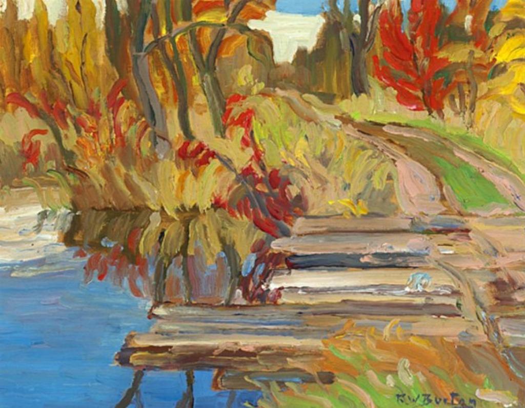 Ralph Wallace Burton (1905-1983) - Old Wooden Bridge, Near Prospect