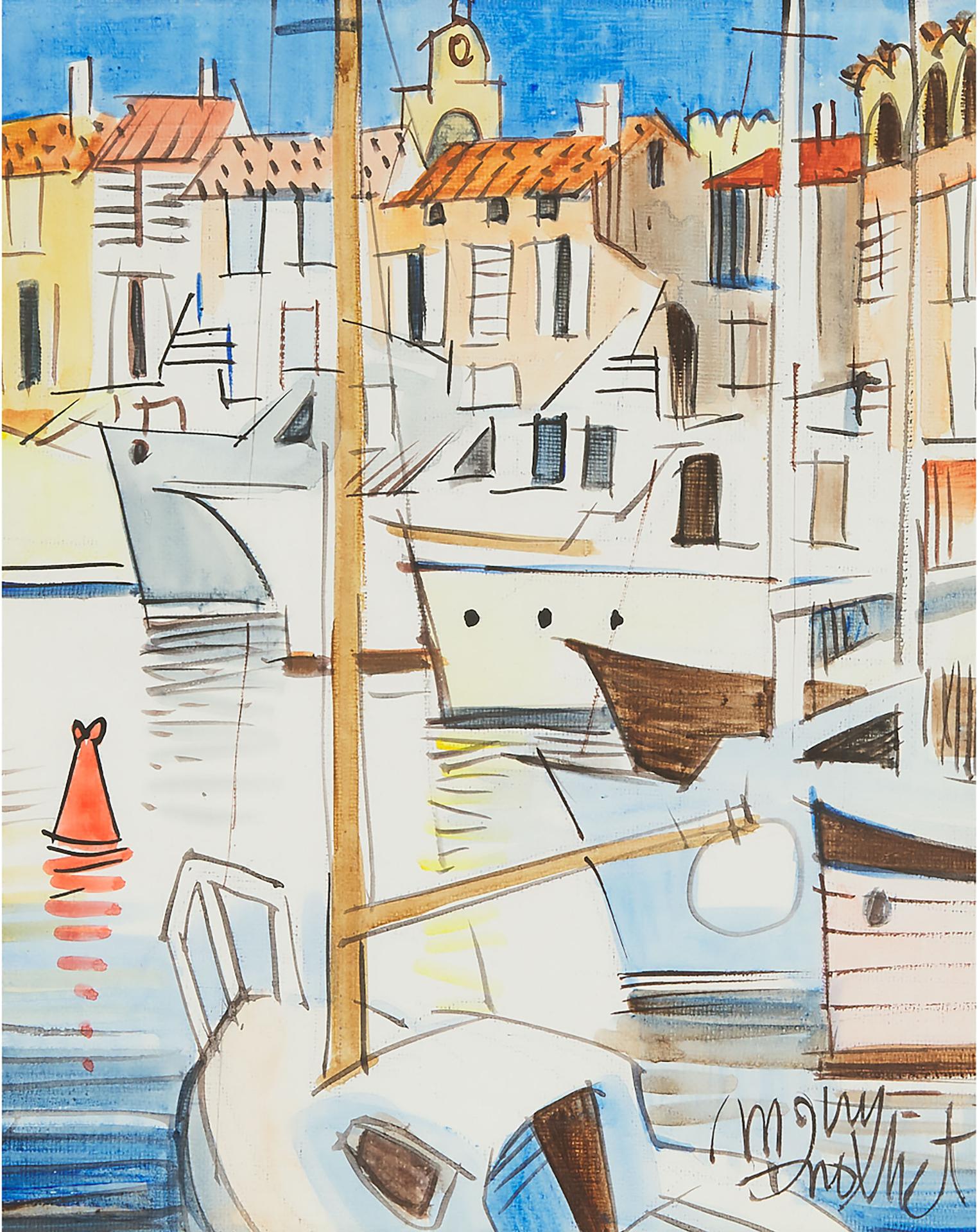 Michael Guy Nochet - Moored Boats