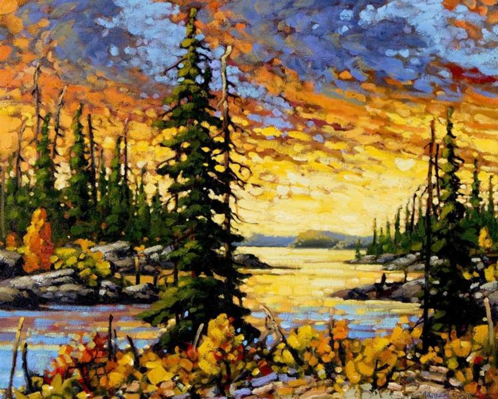 Rod Charlesworth (1955) - Evening light West Coast