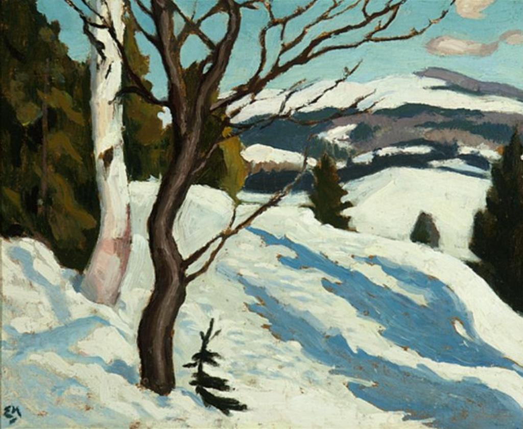 Edwin Headley Holgate (1892-1977) - Oil on panel, Signed; titled & dated March 1947 on reverse