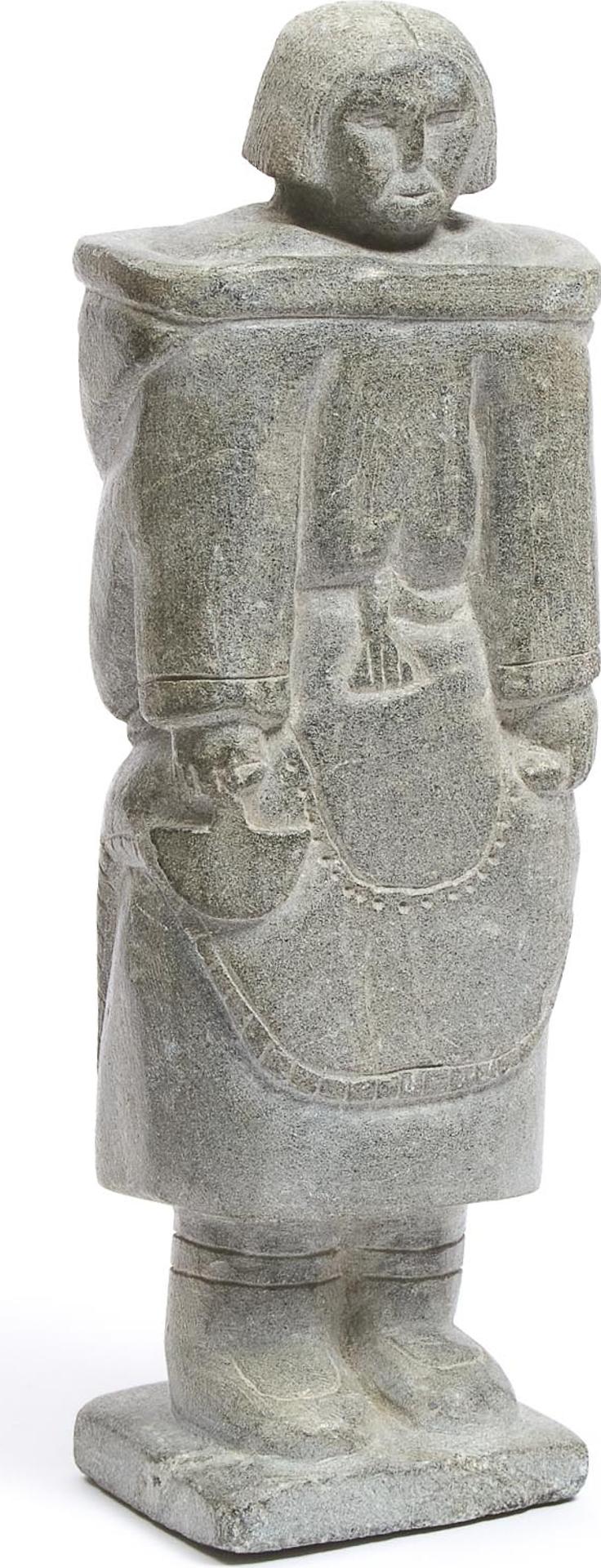 Mary Mitiarjuk Mangiok (1932) - Standing Woman With Ulu, Ca. 1955