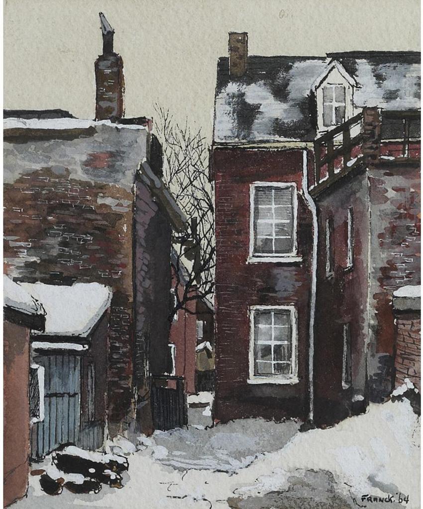Albert Jacques Franck (1899-1973) - Behind Washington St.