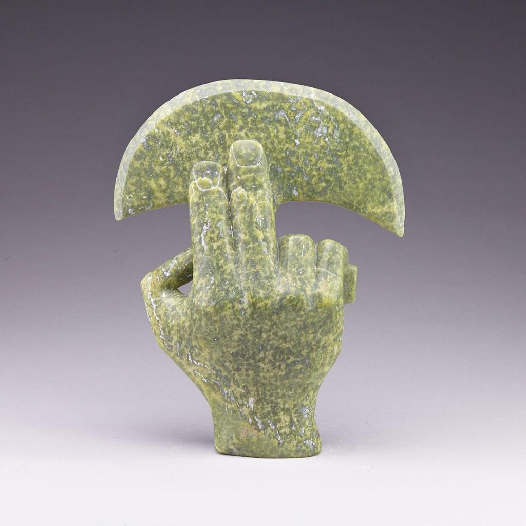 Pitseolak Niviaqsi (1947-2015) - Hand With Ulu