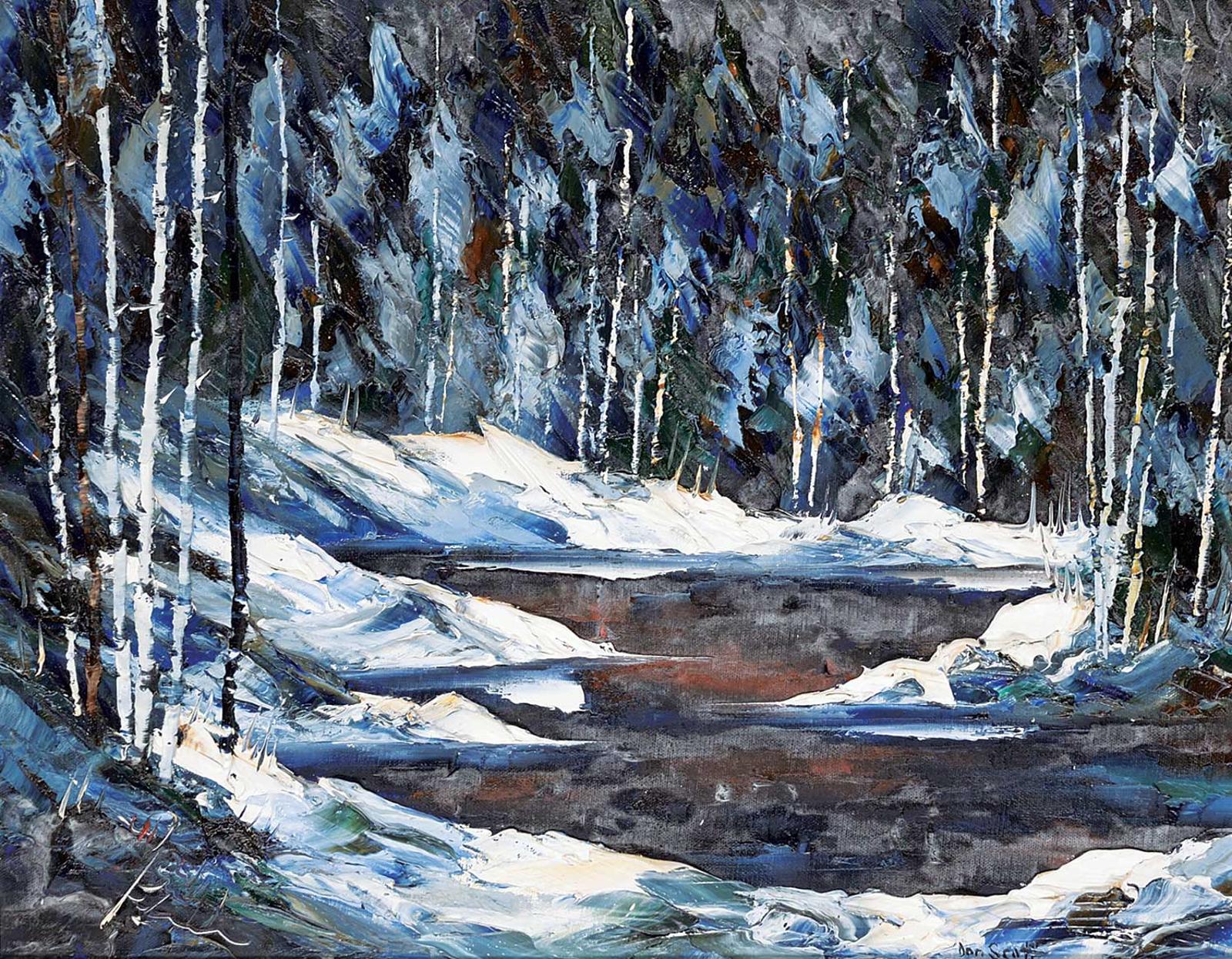 Don Scott - Untitled - Winter Stream