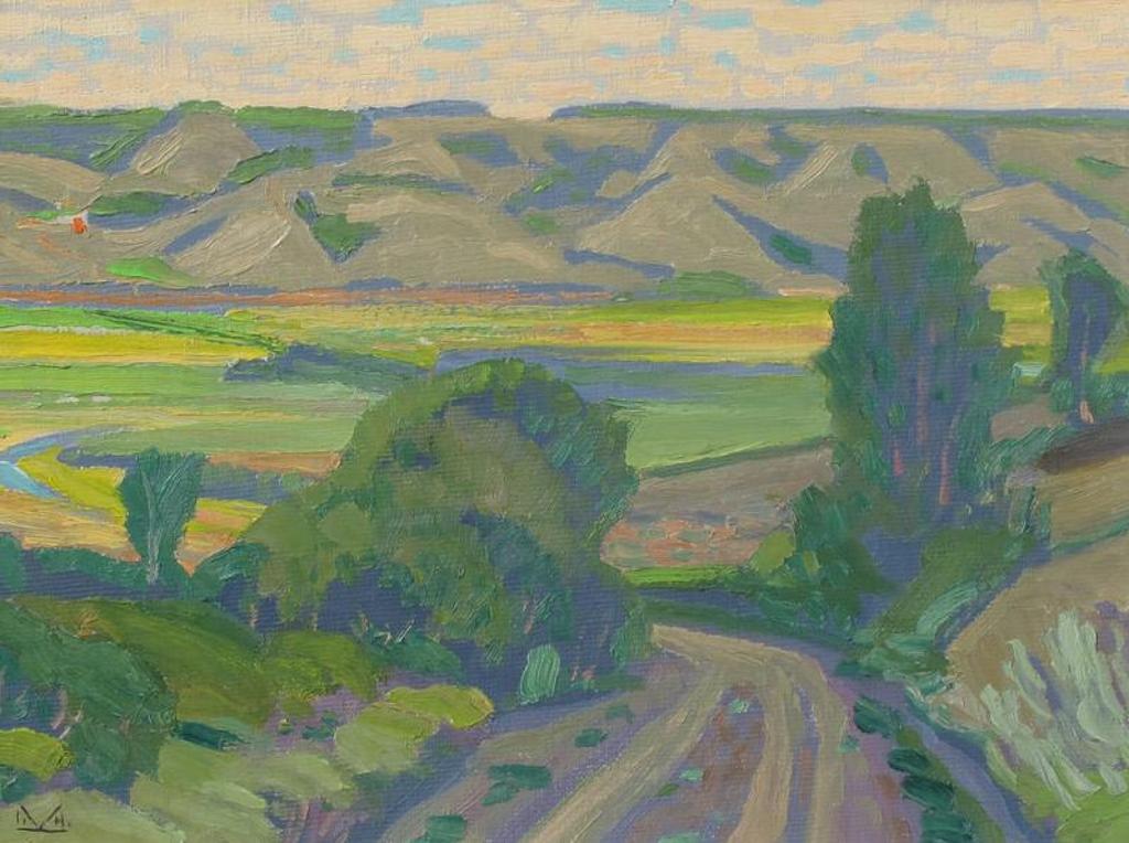 Illingworth Holey (Buck) Kerr (1905-1989) - Kennell Hill Road, Quappelle Valley; 1980
