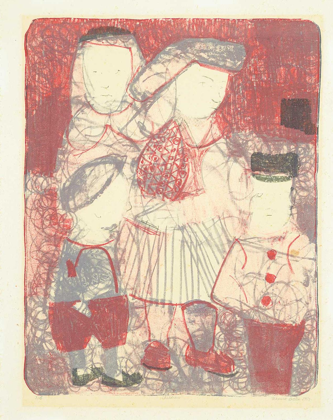 Maxwell Bennett Bates (1906-1980) - Children  #3/15