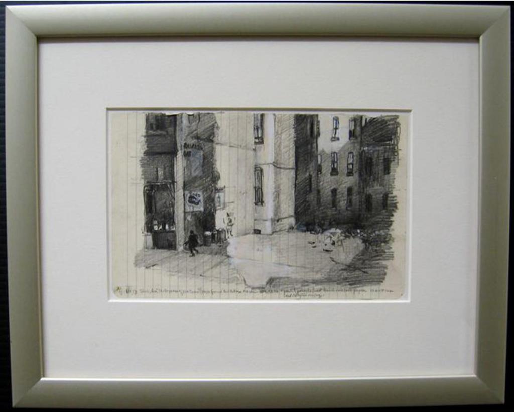 Rachel Berman (1947-2014) - Study For “Empress Of Ice Cream (Waste Ground “East Village N.Y. City”)