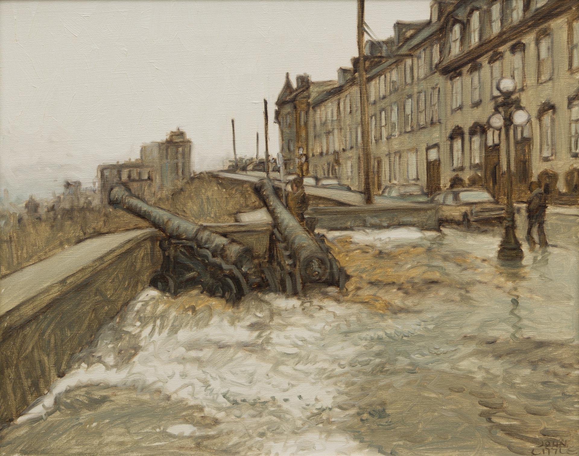 John Geoffrey Caruthers Little (1928-2024) - Les amoureuses aux Remparts, Québec, 1975