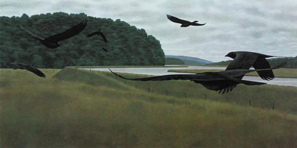Alexander (Alex) Colville (1920-2013) - Seven Crows