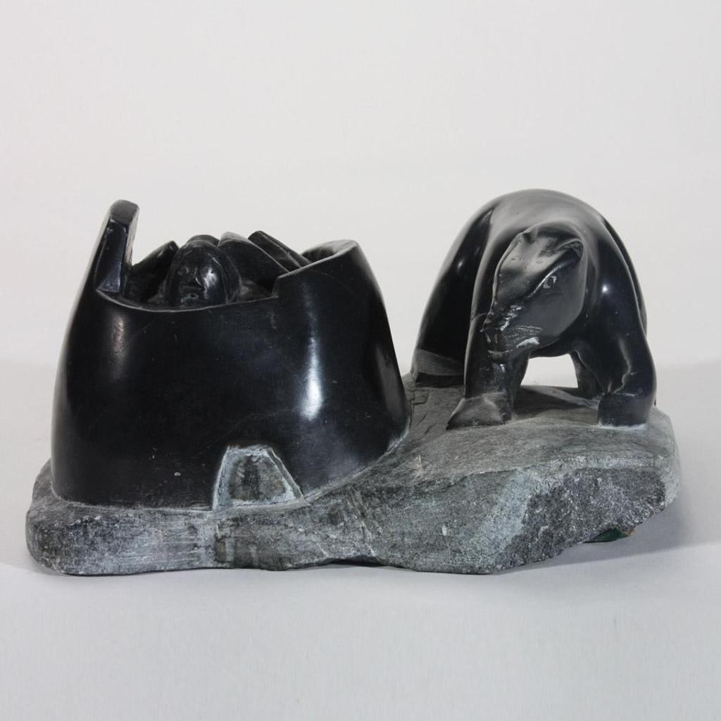 Aisa Amittu (1951) - Polar Bear And Igloo