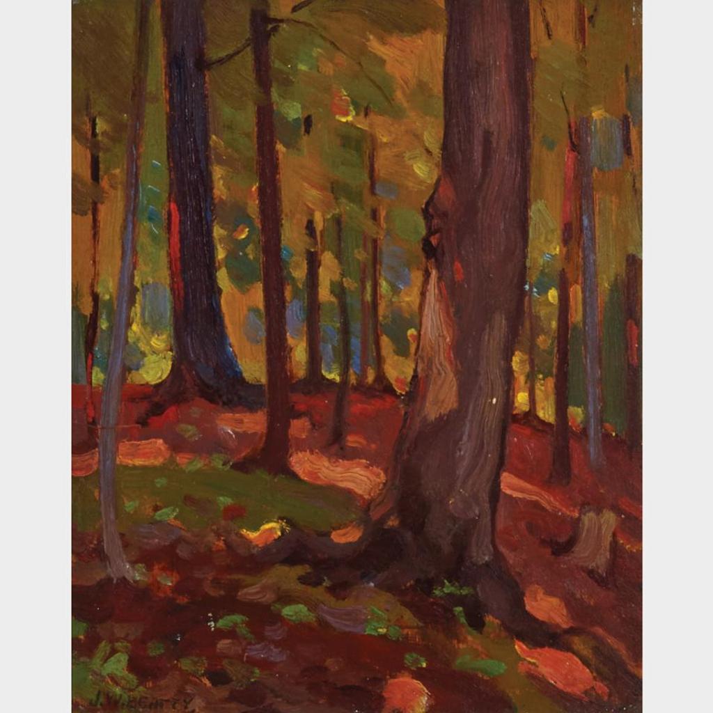 John William (J.W.) Beatty (1869-1941) - Woodland Interior