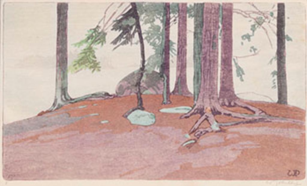 Walter Joseph (W.J.) Phillips (1884-1963) - Rain, Lake of the Woods