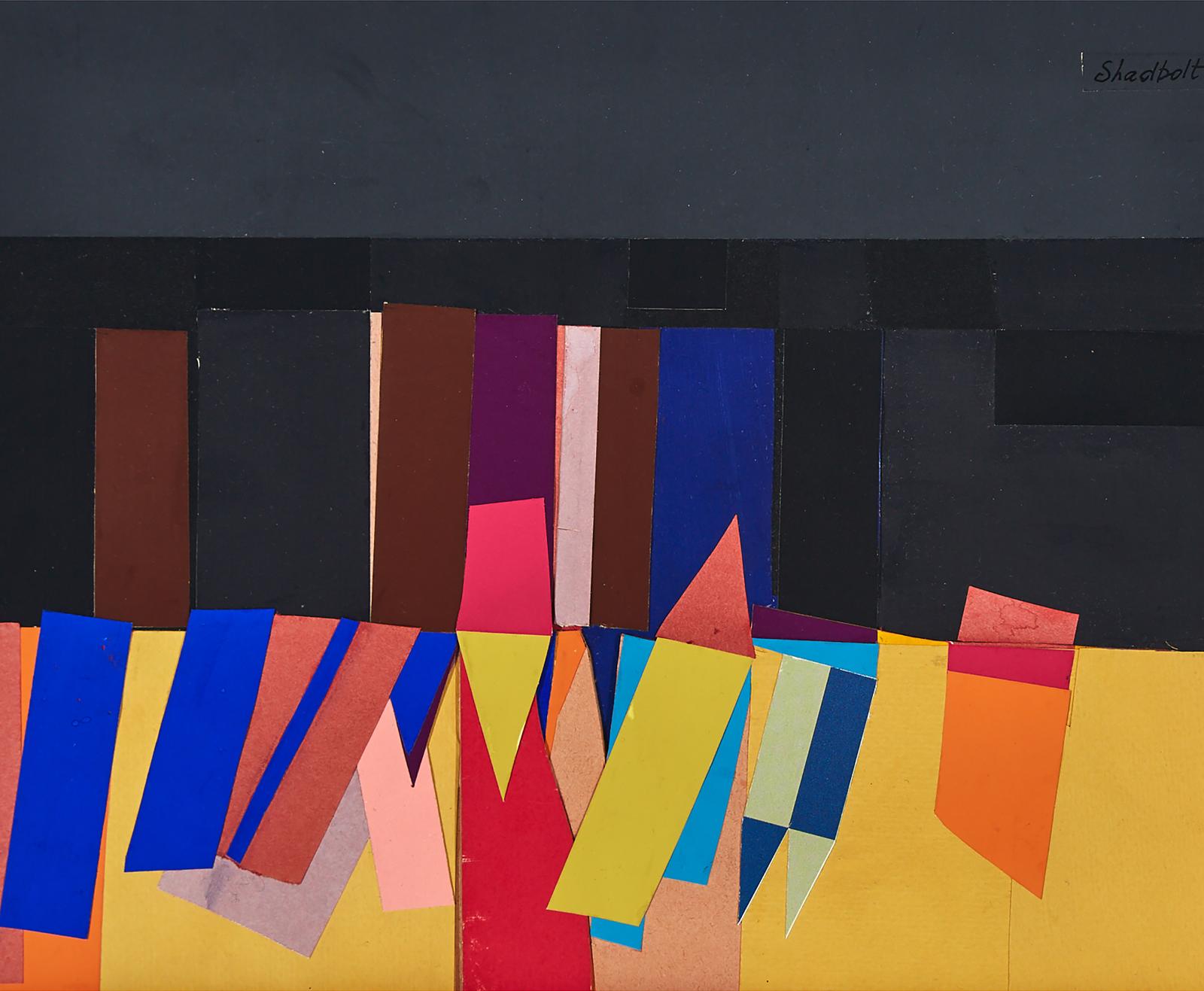 Jack Leaonard Shadbolt (1909-1998) - Cover For Brochure For The Playhouse Theatre Company, Vancouver, 1966-67