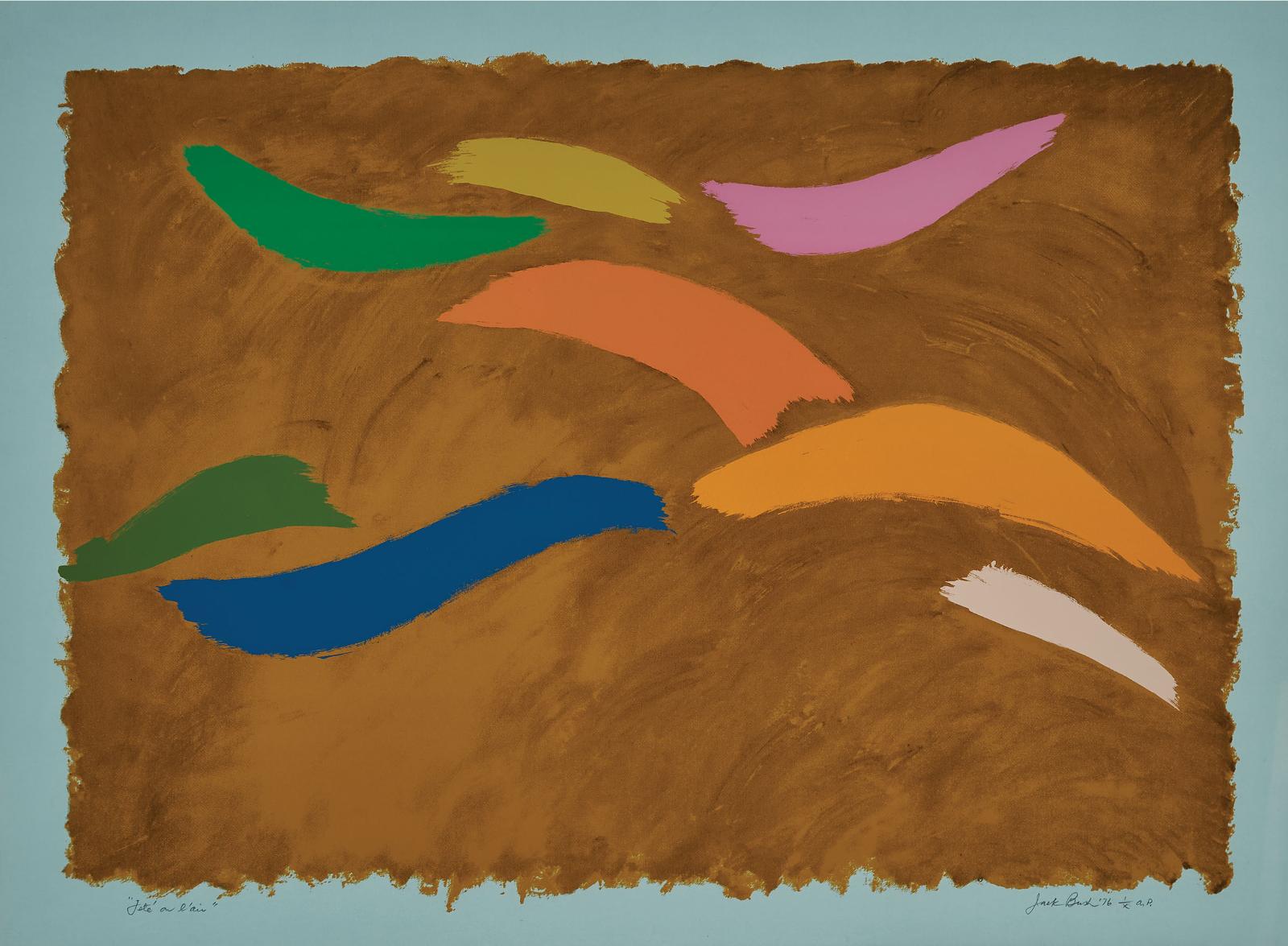 Jack Hamilton Bush (1909-1977) - Jeté En L'air, 1976