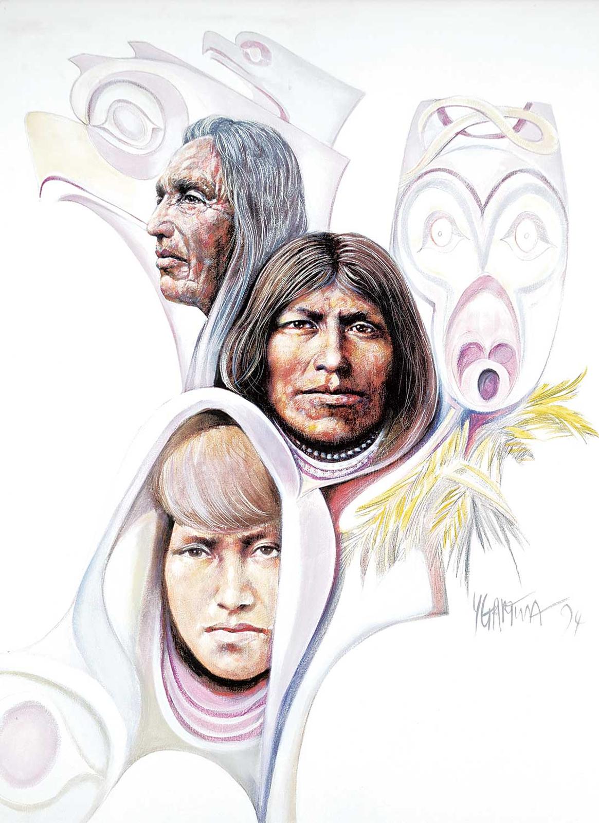 Paul Ygartua (1945) - Untitled - Spirit of the People