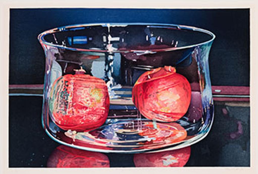 Mary Frances West Pratt (1935-2018) - Pomegranates in a Dark Room