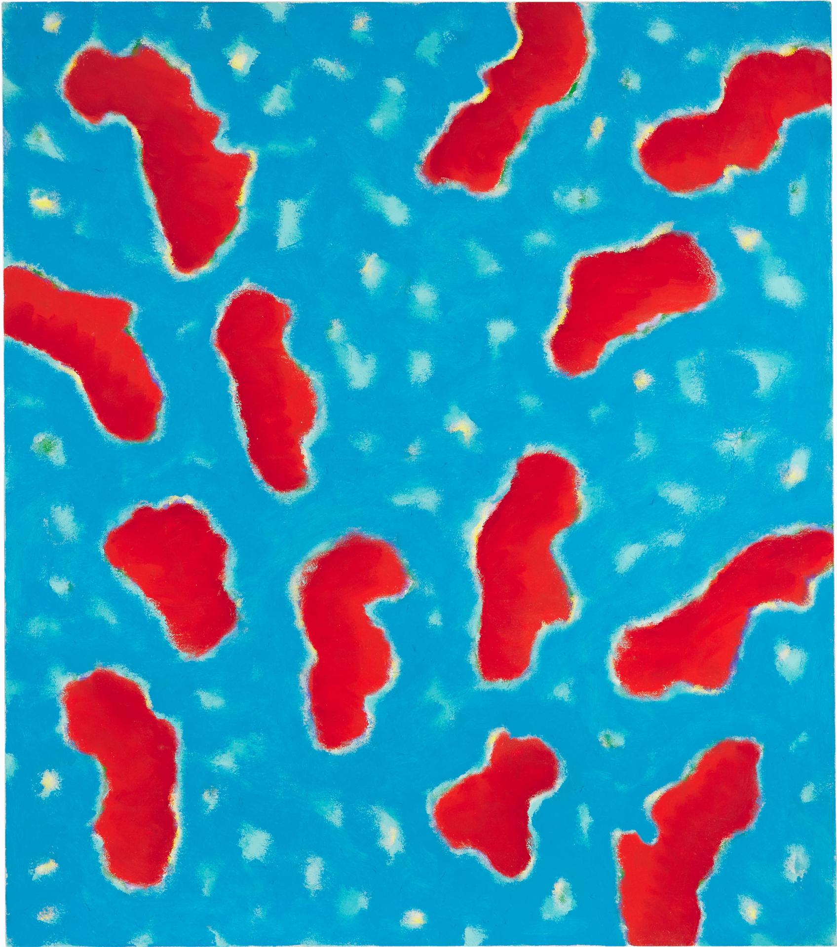 Gershon Iskowitz (1921-1988) - BLUE RED-H, 1980