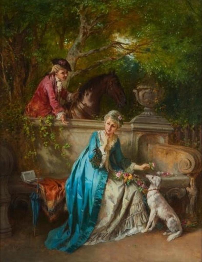 Carl Otto (1830-1902) - Romance in the Park