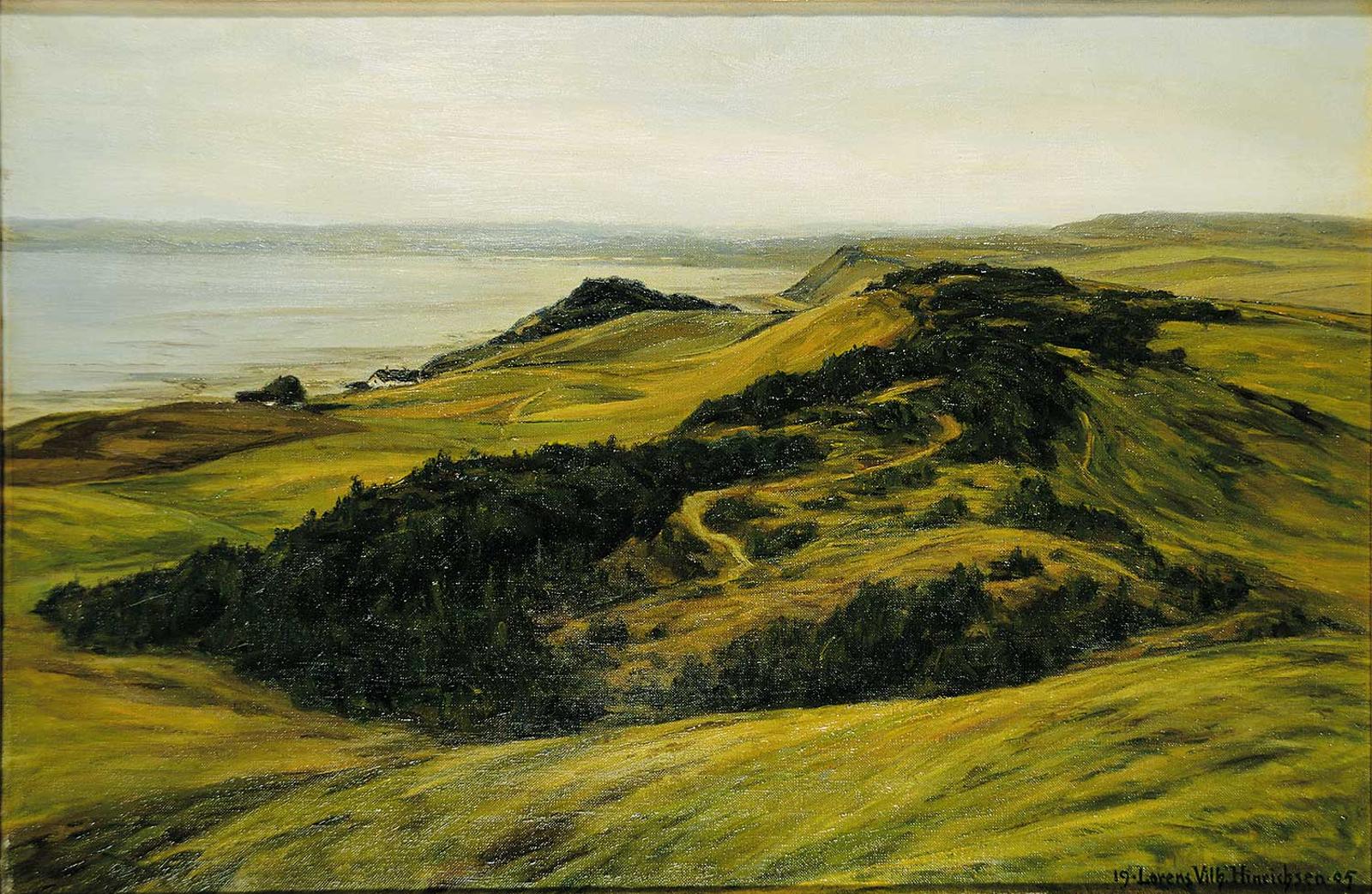 Lorenz Vilhelm Hinrichsen - Untitled - Rolling Hills on the Inlet