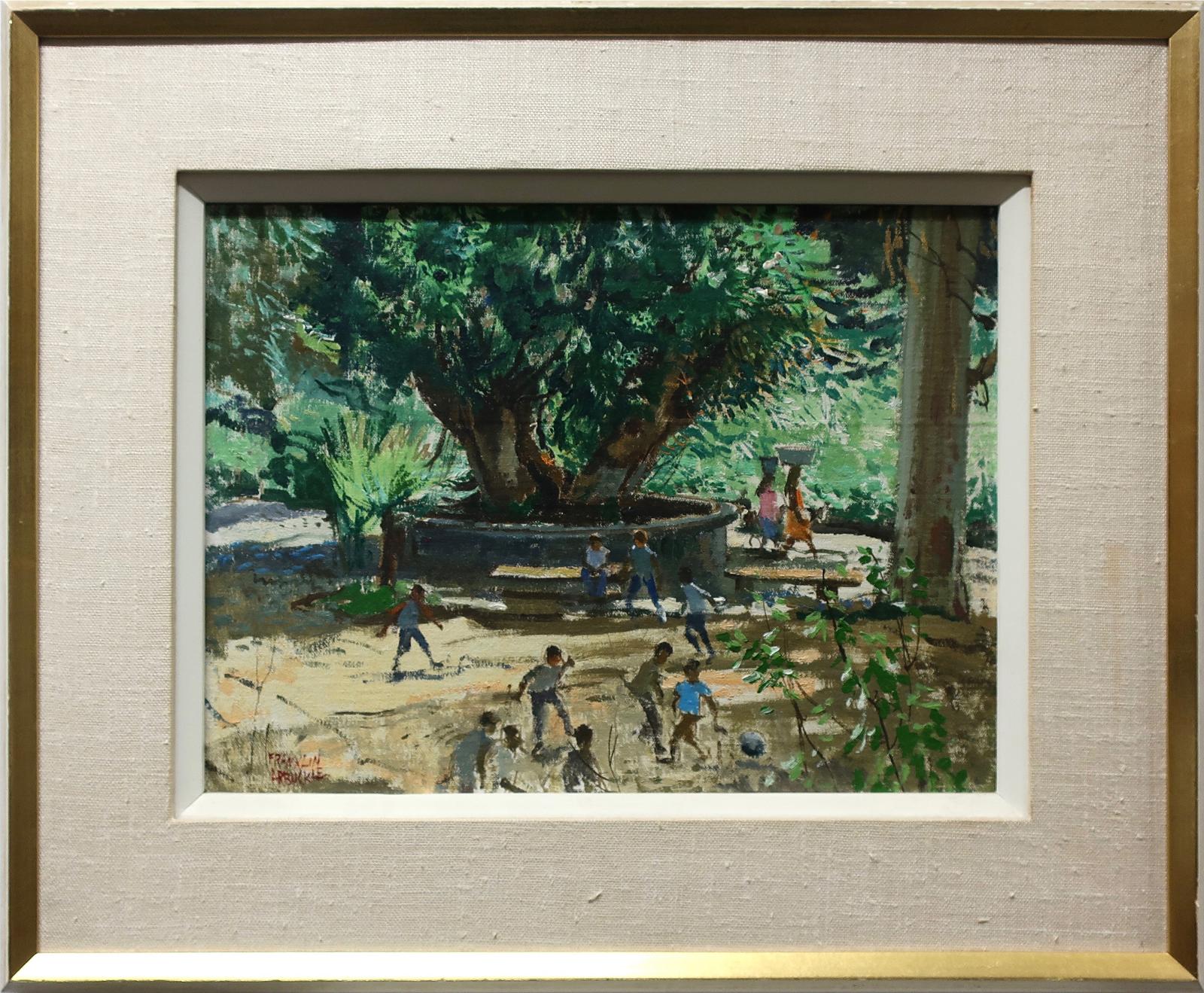 George Franklin Arbuckle (1909-2001) - Football In The Park, Cuernavaca, Mexico