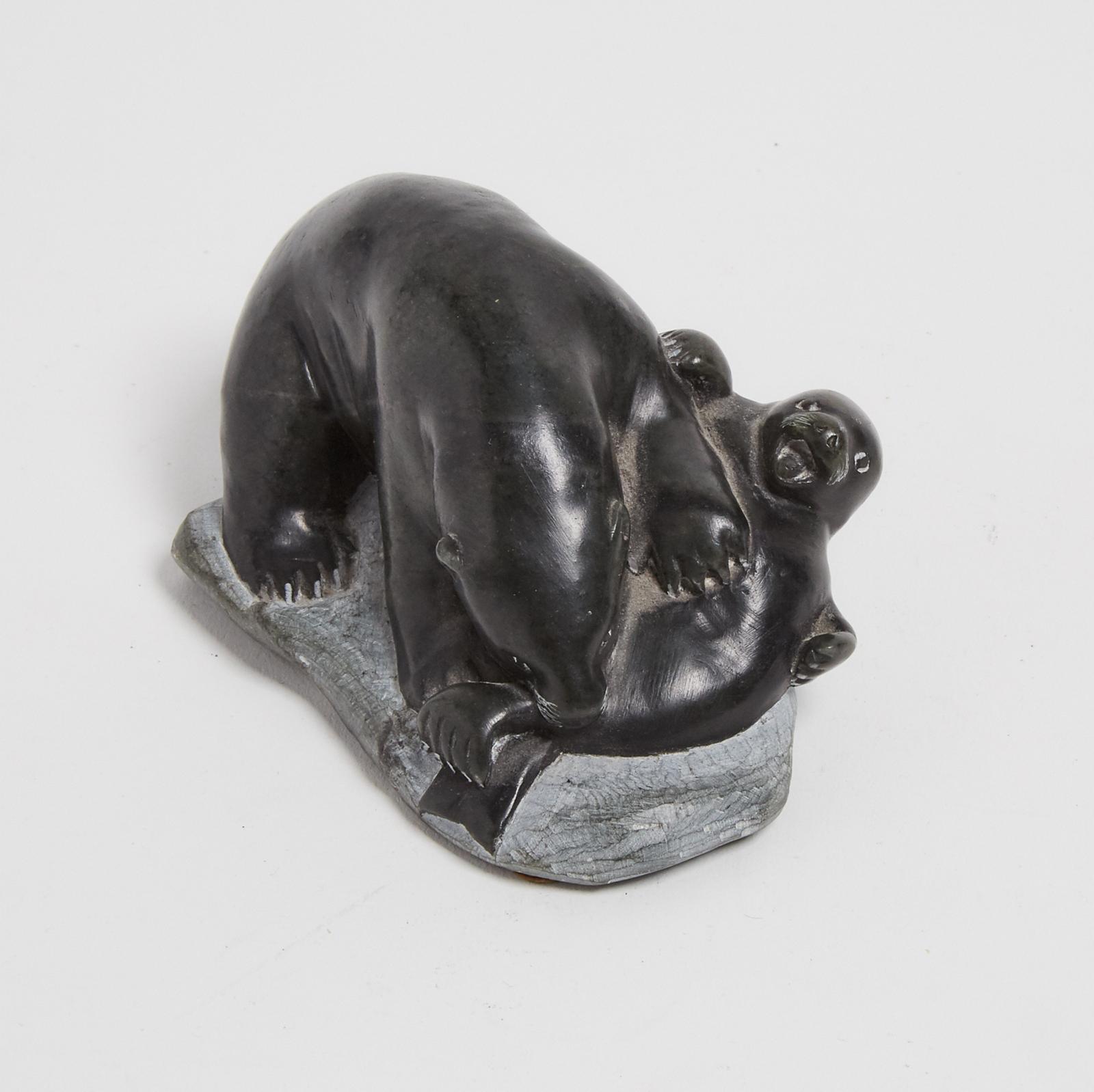 Joanasie Jack Ittukallak (1949) - Bear Attacking Seal