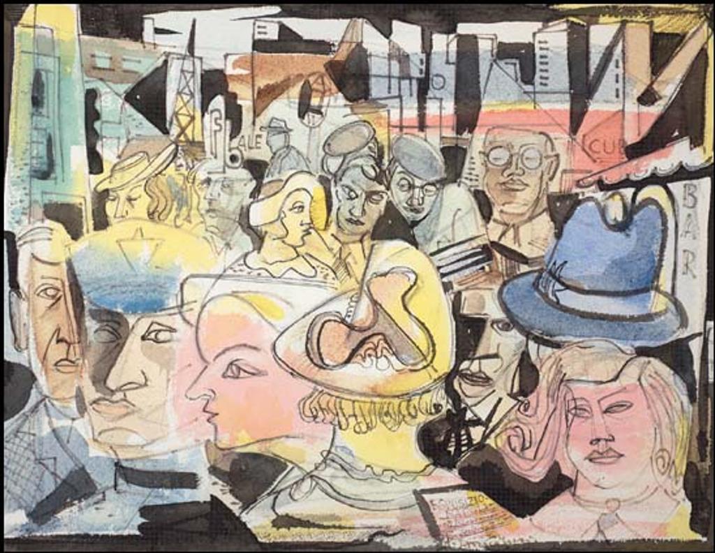 Fritz Brandtner (1896-1969) - Street Scene